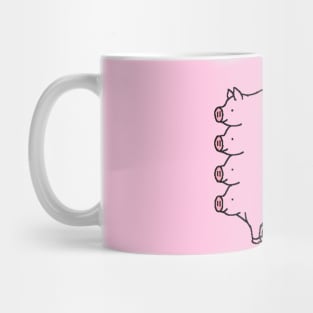 4 dimensional pig Mug